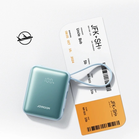 JOYROOM POWERBANK 22,5W 10000MAH Z DWOMA KABLAMI DO TELEFONÓW SZYBKIE