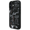 Etui Karl Lagerfeld Grained Pattern &    Logo MagSafe do iPhone 16 czarny
