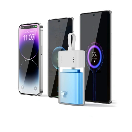 BASEUS POWERBANK POPSICLE 5200MAH 20W DO TELEFONÓW APPLE Z WBUDEM KABLEM