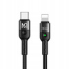 Mcdodo Kabel do iPhone, USB-C, sprężynowy,  szybki, 36W, 1.8M