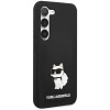 Etui Karl Lagerfeld Silicone Choupette na Samsung Galaxy S24+ - czarne