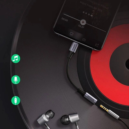 UGREEN ADAPTER PRZEJŚCIÓWKA USB-C DO MINI JACK 3,5 MM DO TELEFONÓW TABLETÓW