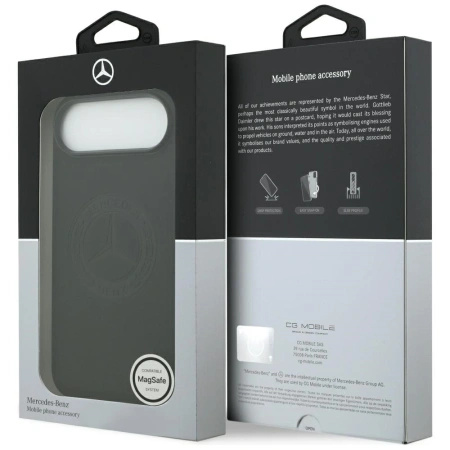 MERCEDES ETUI LEATHER VINTAGE LOGO MAGSAFE DO IPHONE AIR STYLOWE