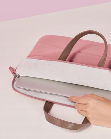INNOSTYLE DAMSKA TORBA NA LAPTOPA 15 6 16 WODOODPORNA CARRYLITE SLIM RÓŻOWA