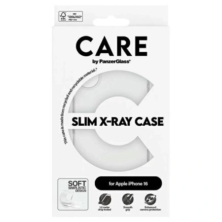 PANZERGLASS ETUI X-RAY SOFT BASIC CASE DO IPHONE 16 DO MAGSAFE OCHRONA