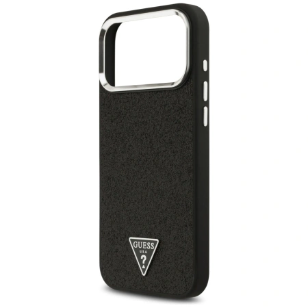 GUESS ETUI GLITTER TRIANGLE LOGO MAGSAFE DO IPHONE 17 PRO MAX ELEGANCKA