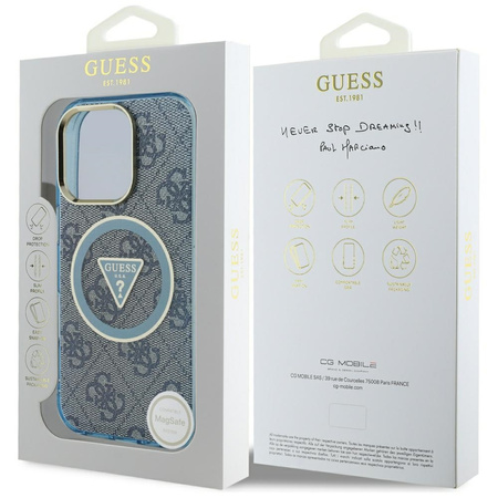 GUESS ETUI 4G CIRCLE TRIANGLE DO MAGSAFE DO IPHONE 16 PRO OCHRONA I